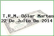 Ver trm dolar martes 22 de julio de 2014 T.R.M. Dólar Martes 22 De Julio De 2014