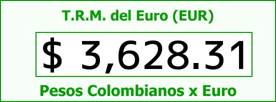 T.R.M. del Euro para hoy Domingo 13 de Diciembre de 2015