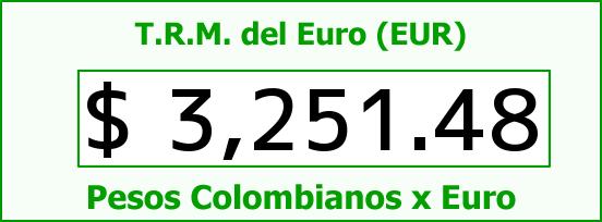 ver tasa representativa del mercado del euro en colombia para el domingo 22 de noviembre de 2015 T.R.M. del Euro para hoy Domingo 22 de Noviembre de 2015