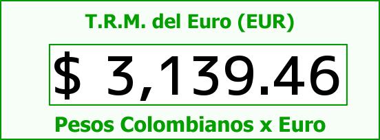 ver tasa representativa del mercado del euro en colombia para el jueves 12 de noviembre de 2015 T.R.M. del Euro para hoy Jueves 12 de Noviembre de 2015
