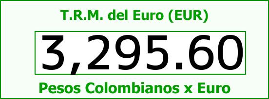 ver tasa representativa del mercado del euro en colombia para el jueves 7 de julio de 2016 T.R.M. del Euro para hoy Jueves 7 de Julio de 2016
