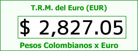 ver tasa representativa del mercado del euro en colombia para el martes 24 de febrero de 2015 T.R.M. del Euro para hoy Martes 24 de Febrero de 2015