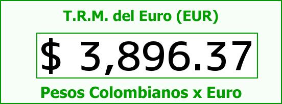 ver tasa representativa del mercado del euro en colombia para el sábado 13 de febrero de 2016 T.R.M. del Euro para hoy Sábado 13 de Febrero de 2016