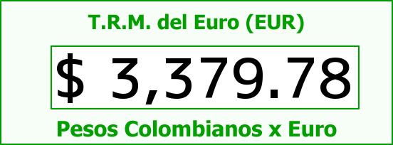 ver tasa representativa del mercado del euro en colombia para el sábado 16 de abril de 2016 T.R.M. del Euro para hoy Sábado 16 de Abril de 2016