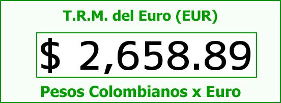 ver tasa representativa del mercado del euro en colombia para el sábado 22 de noviembre de 2014 T.R.M. del Euro para hoy Sábado 22 de Noviembre de 2014