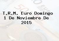 T.R.M. Euro Domingo 1 De Noviembre De 2015