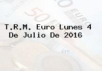 T.R.M. Euro Lunes 4 De Julio De 2016