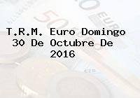 T.R.M. Euro Domingo 30 De Octubre De 2016