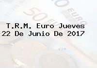 Ver trm euro jueves 22 de junio de 2017 T.R.M. Euro Jueves 22 De Junio De 2017